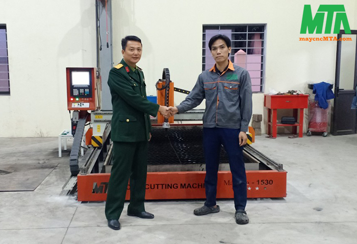 máy cắt CNC Plasma lắp đặt tại Yên Bái