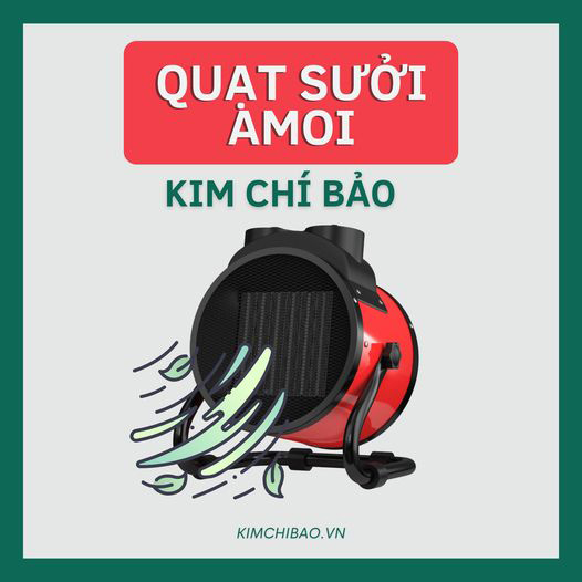 Quạt sưởi gốm AMOI cao cấp