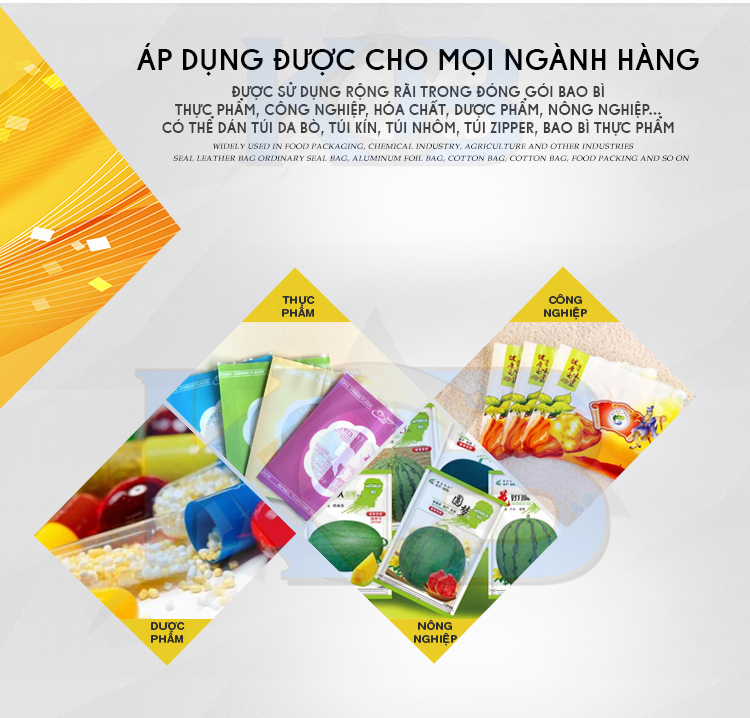 Sử dụng cho mọi ngành hàng