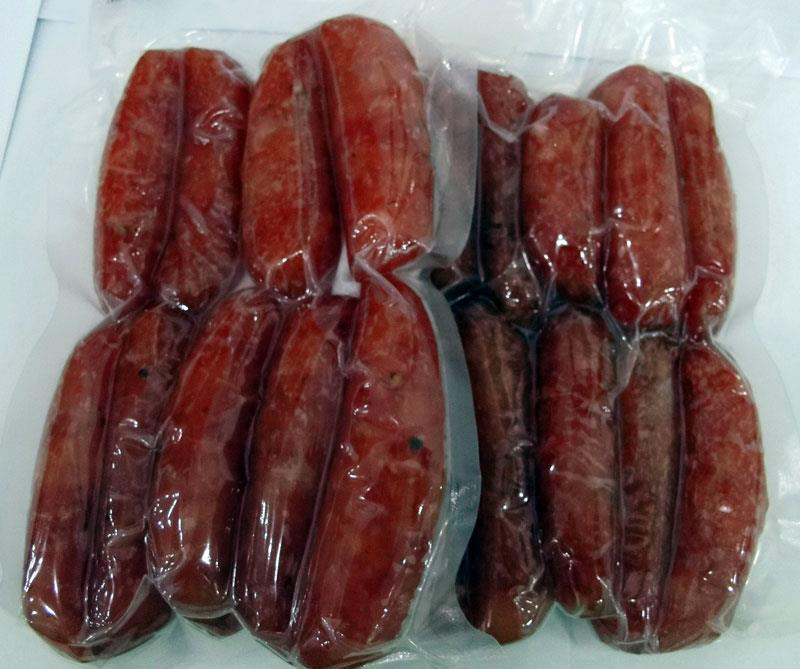 Bảo quản lạp xườn bằng phương pháp hút chân không giúp thực phẩm bảo quản được lâu hơn