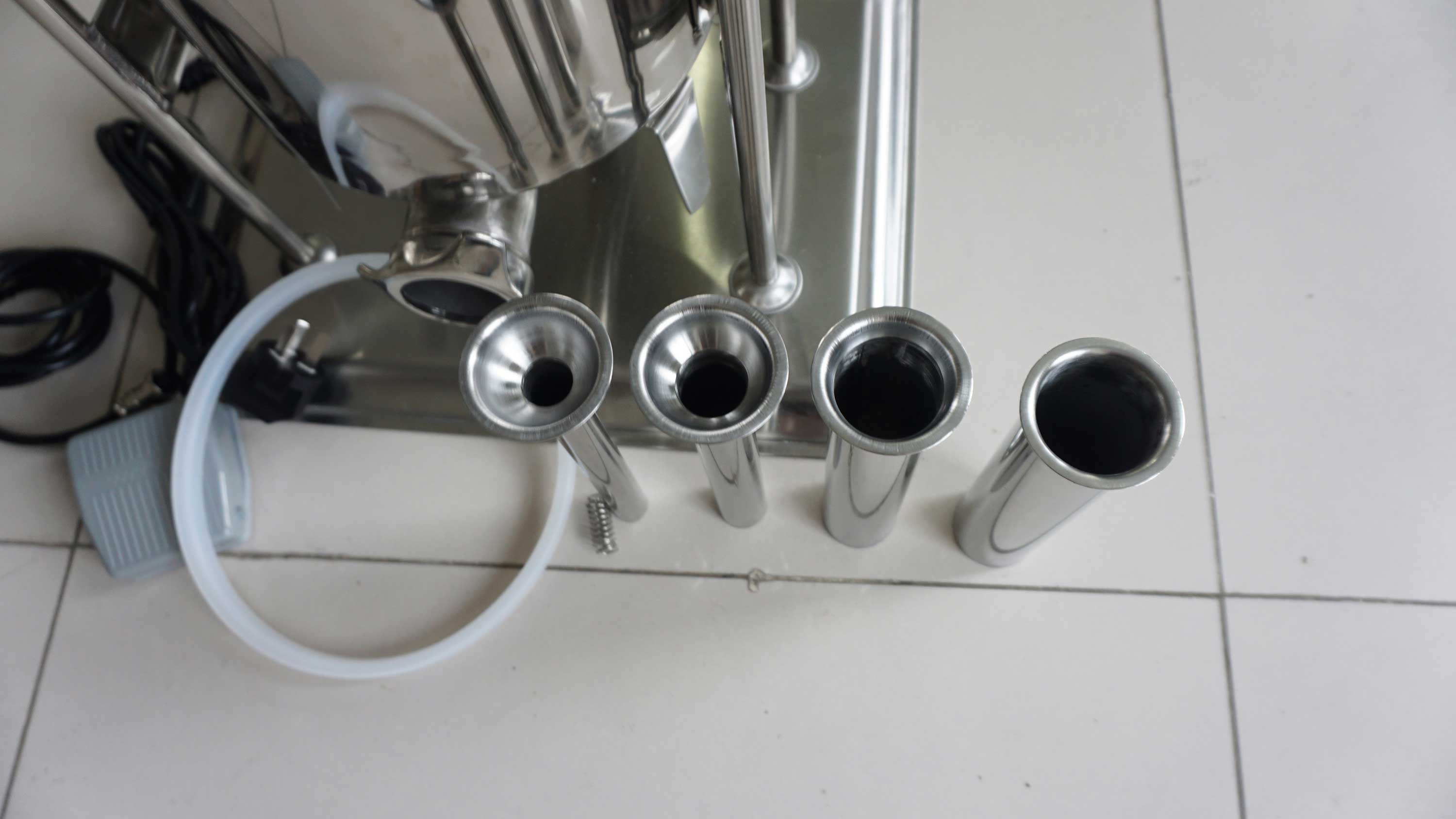 Các kích thước đầu đùn khác nhau