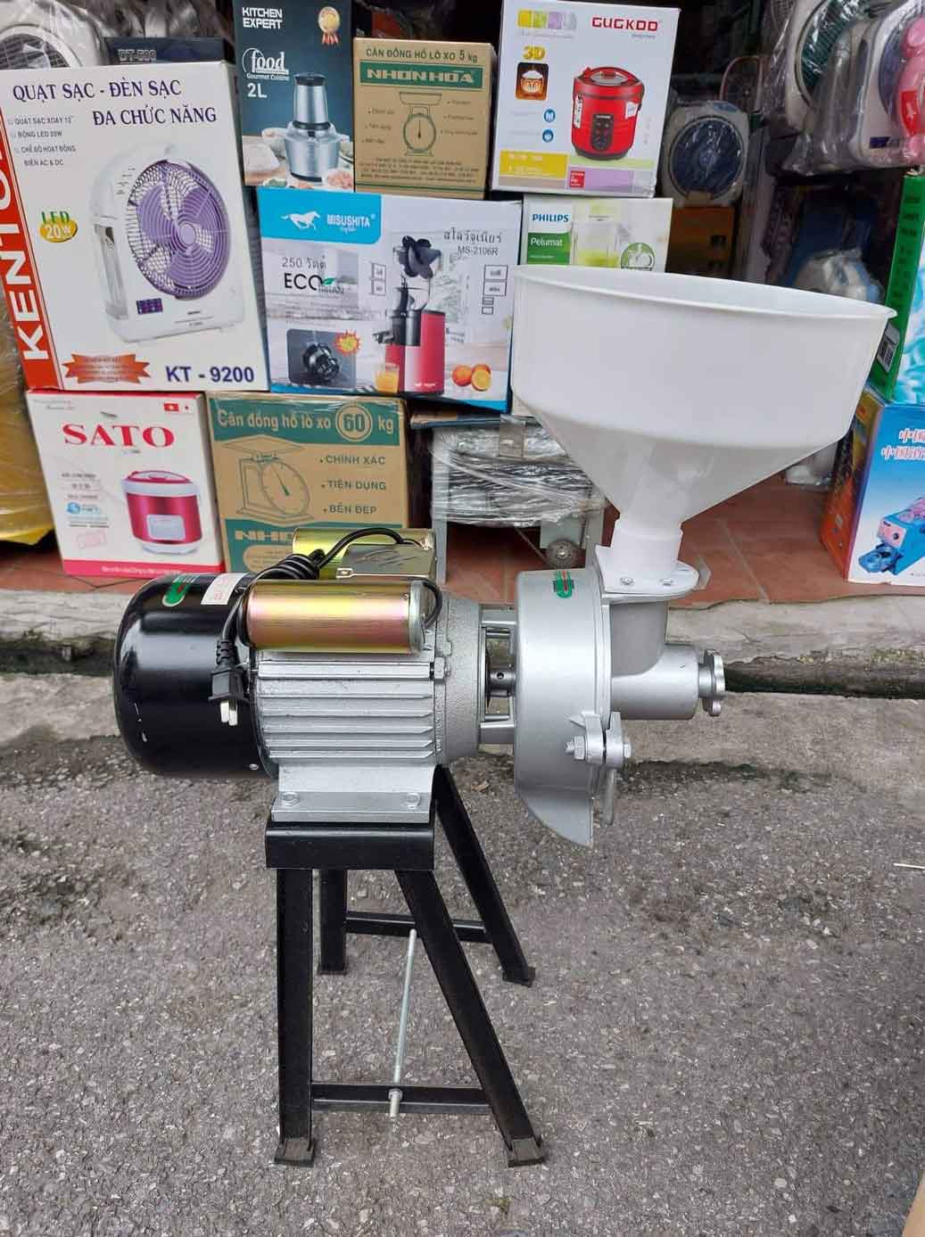 Cách dùng máy xay bột gạo nước