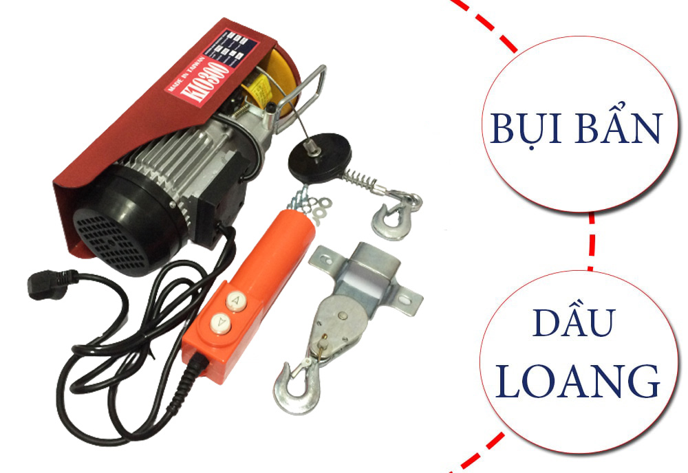 Chuẩn bị bảo trì bảo dưỡng tời điện