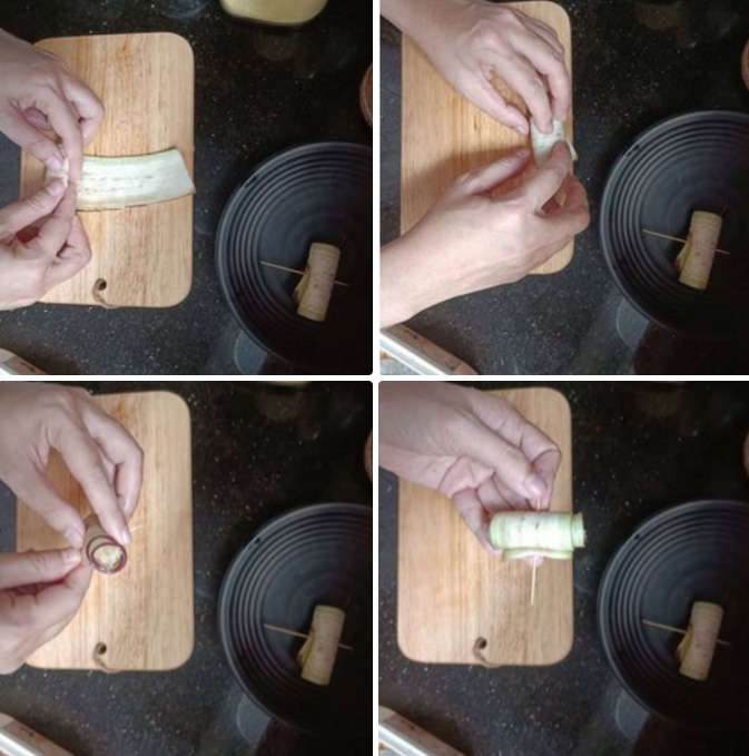 Cuộn thịt với cà tím
