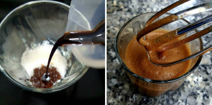 Đánh bông cà phê