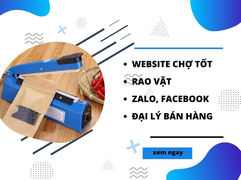 Địa điểm bán thanh lý máy hàn miệng túi
