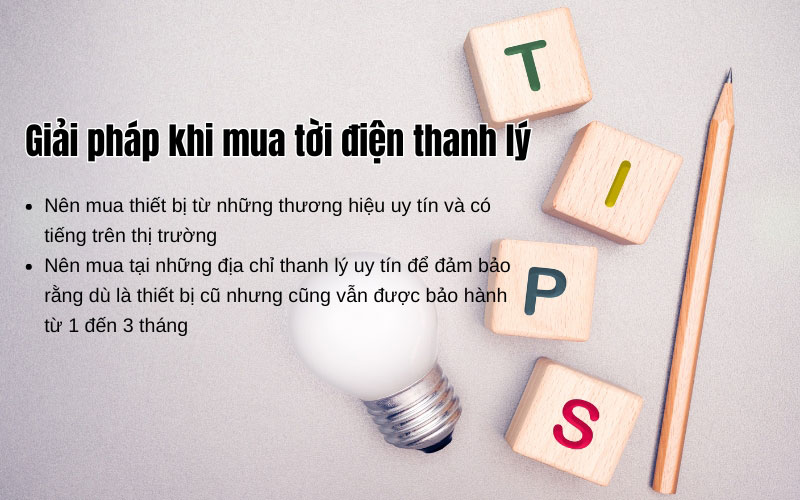 Giải pháp khi mua tời điện thanh lý