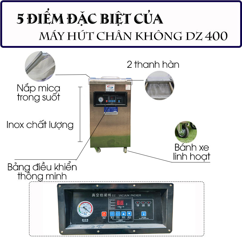 Máy hút chân không DZ400