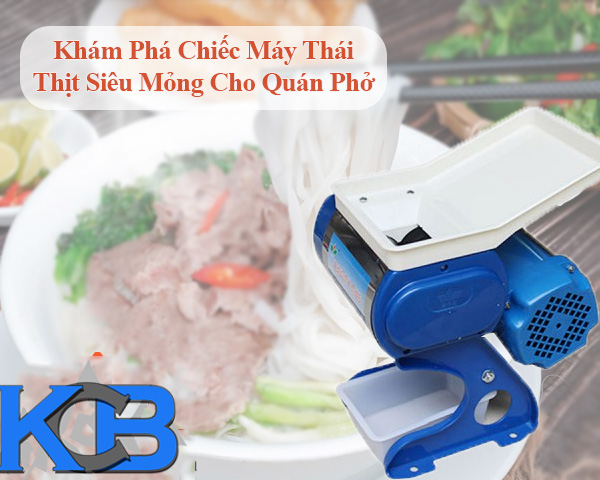 Máy thái thịt được sử dụng rộng rãi