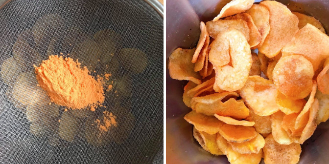 Lắc khoai tây với phô mai