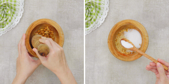 Làm muối đậu phộng