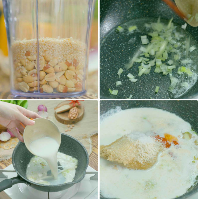 Làm tương đậu phộng