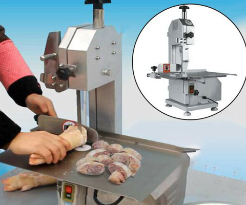 Máy cưa xương cắt giò heo với lưỡi cưa sắc bén