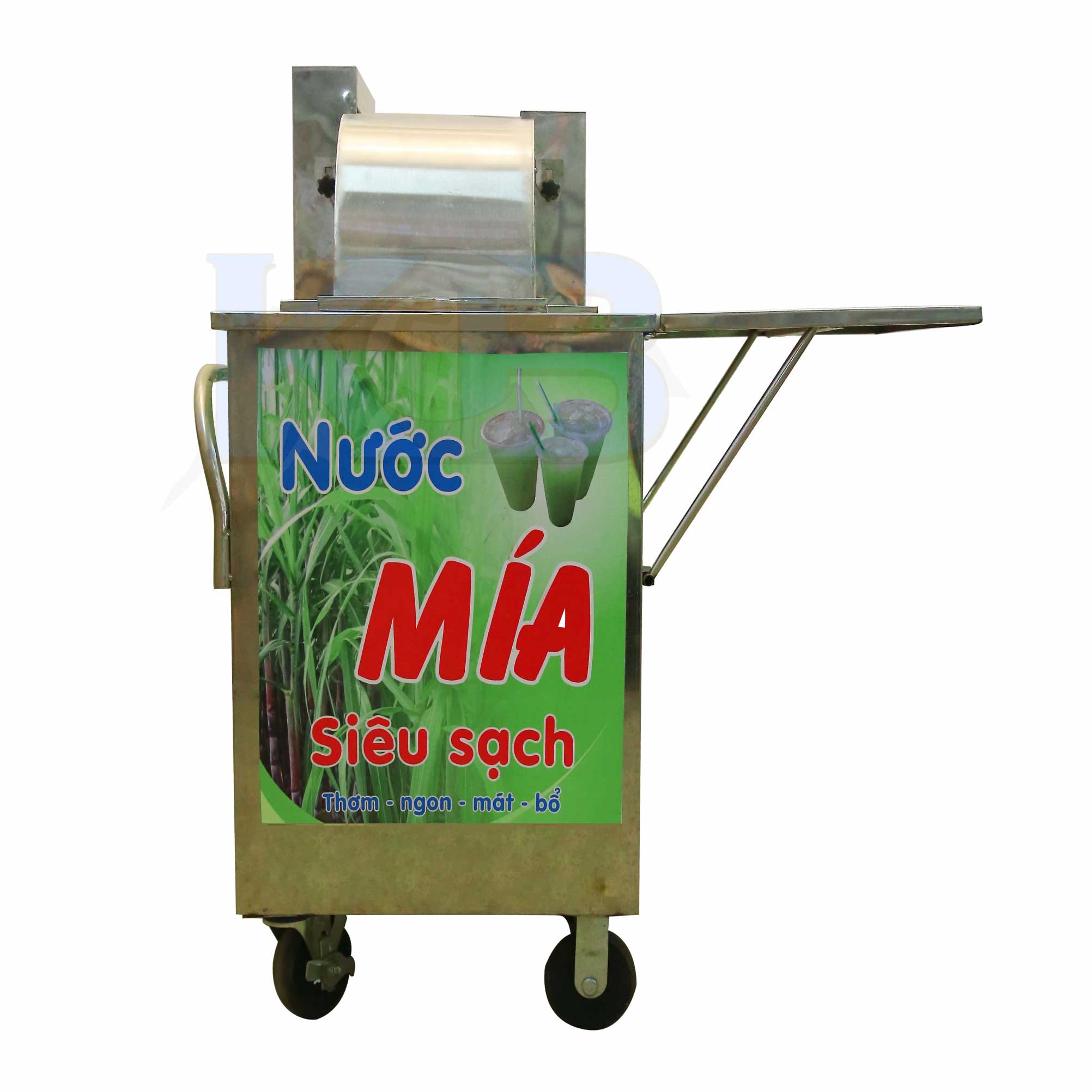 Máy ép mía 3 lô nửa bàn