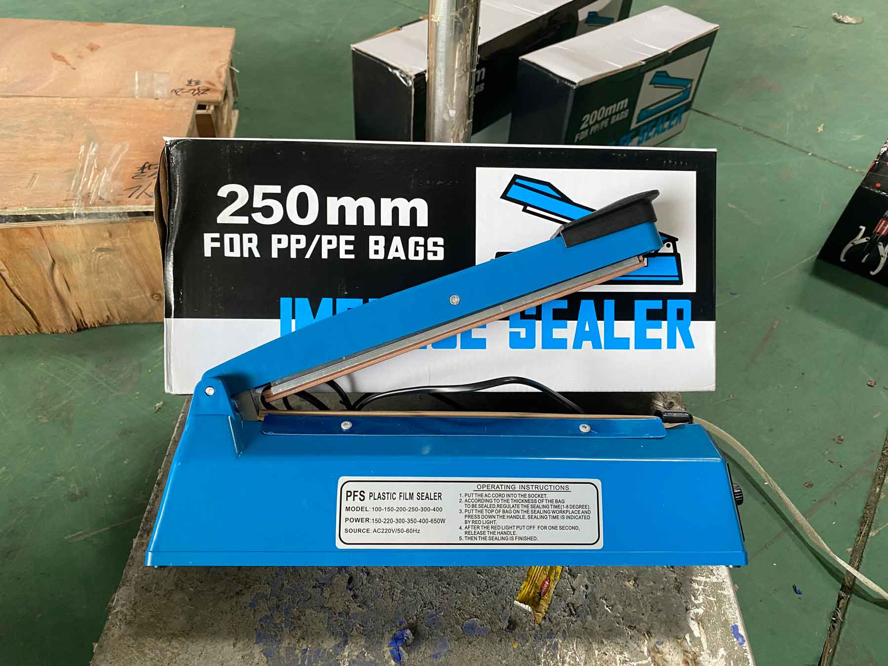 Máy hàn túi chất liệu bền, đẹp