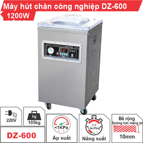 Máy hút chân không công nghiệp dz600
