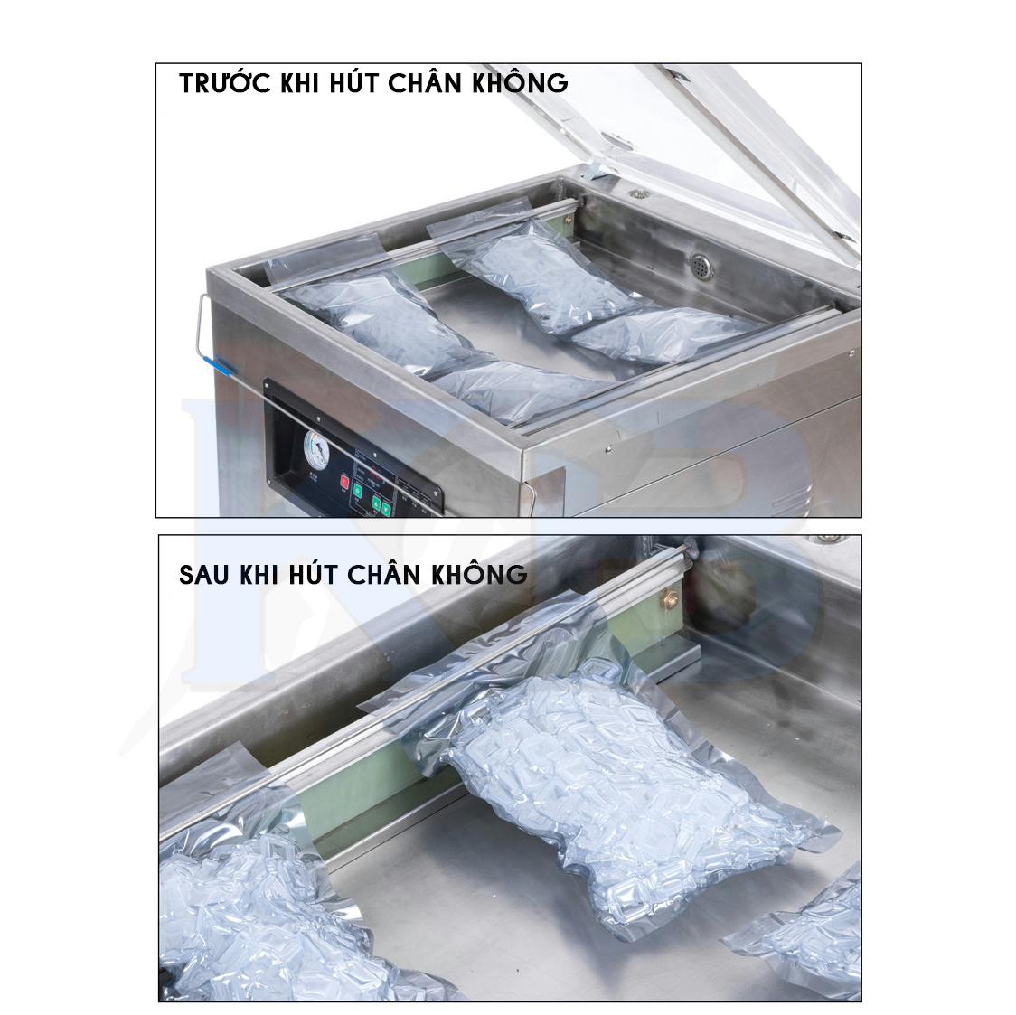 Máy hút chân không DZQ có khả năng hút 4 6 loại túi trong 1 lần hút