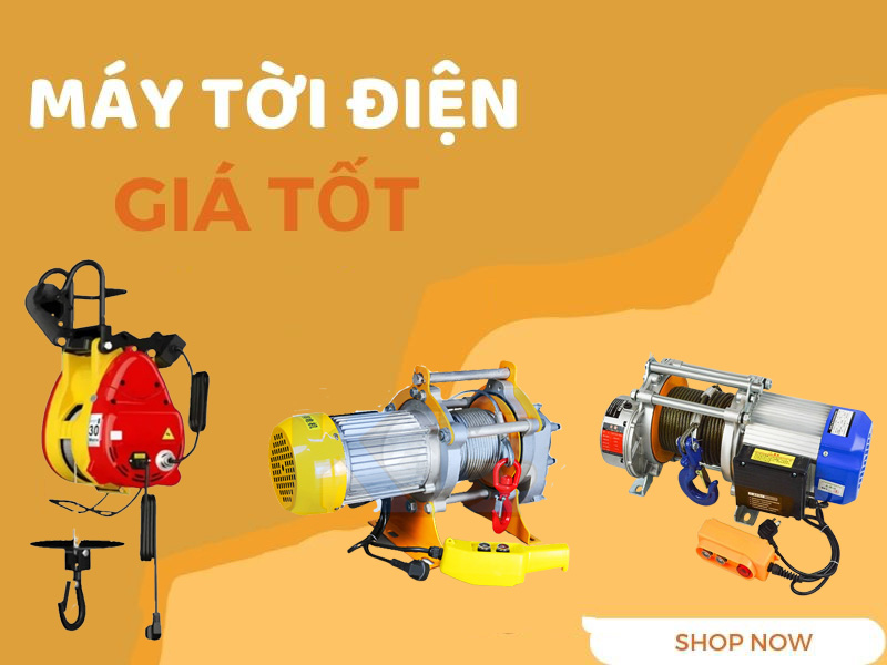 Máy tời điện giá tốt tại Kim Chí Bảo