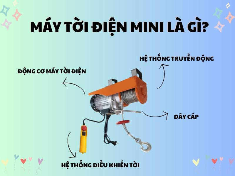 Máy tời điện mini là gì?