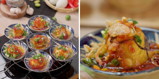 Món trứng vịt lộn thơm béo