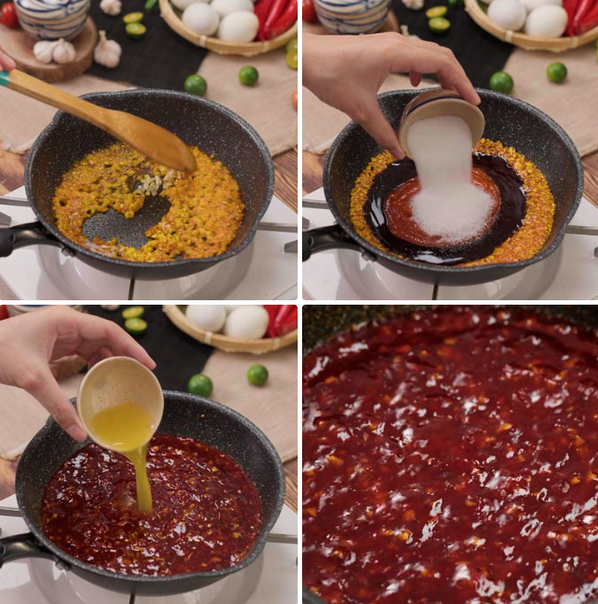 Nấu sốt ớt