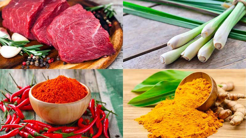 Nguyên liệu làm bò khô miếng