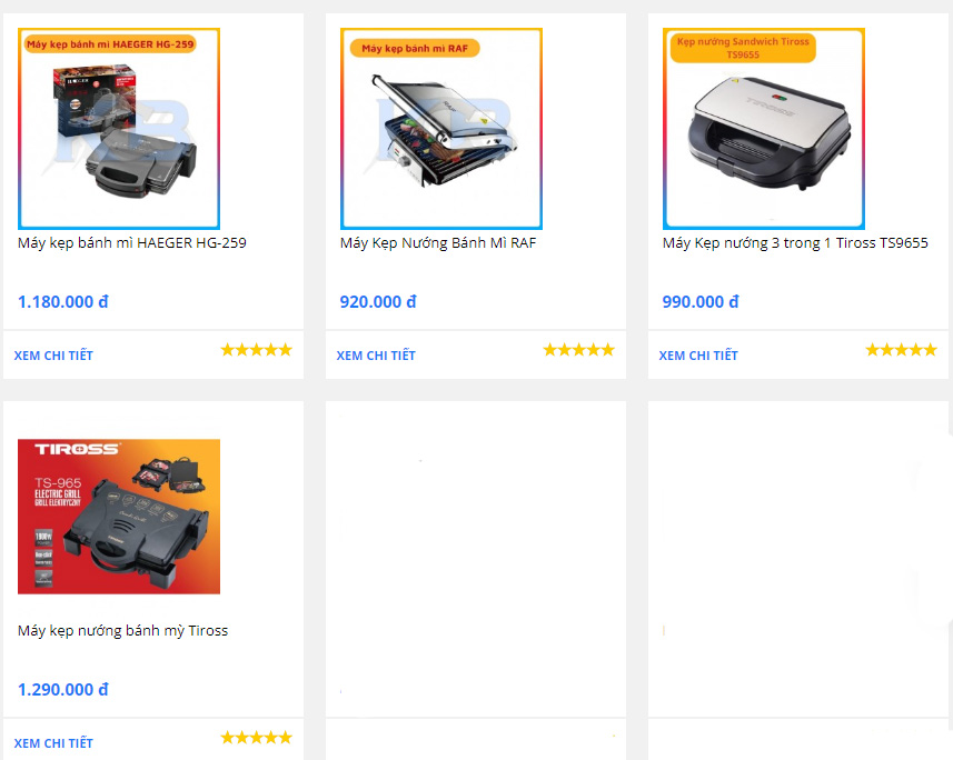Cung cấp các loại máy kẹp bánh mỳ giá tốt