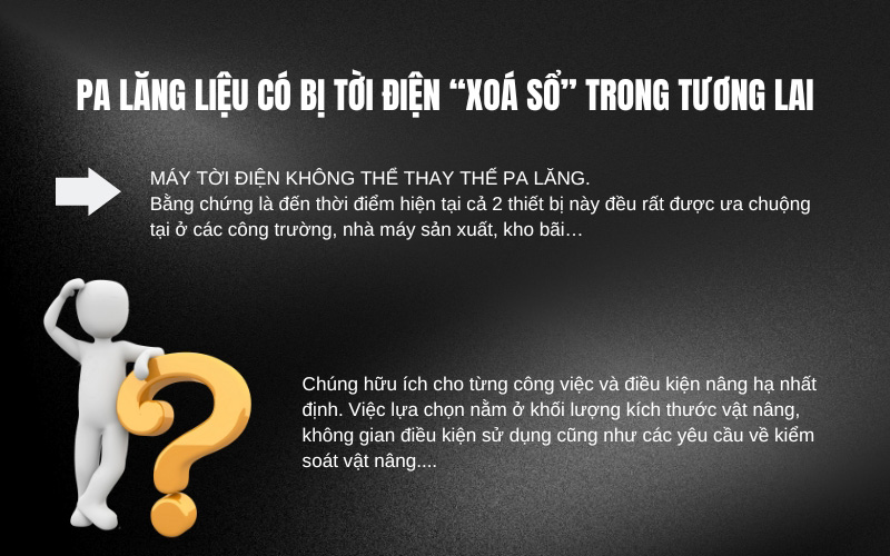 Pa lăng liệu có bị tời điện xóa sổ trong tương lai