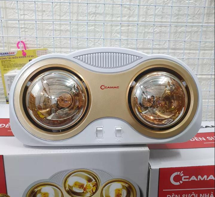 đèn sưởi nhà tắm camac 2 bóng