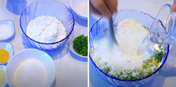 Sơ chế các nguyên liệu của món ăn