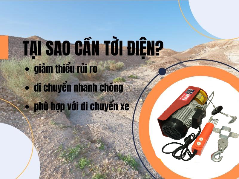 Tại sao cần tời điện