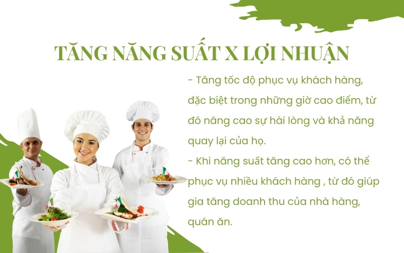 Tăng năng suất và lợi nhuận