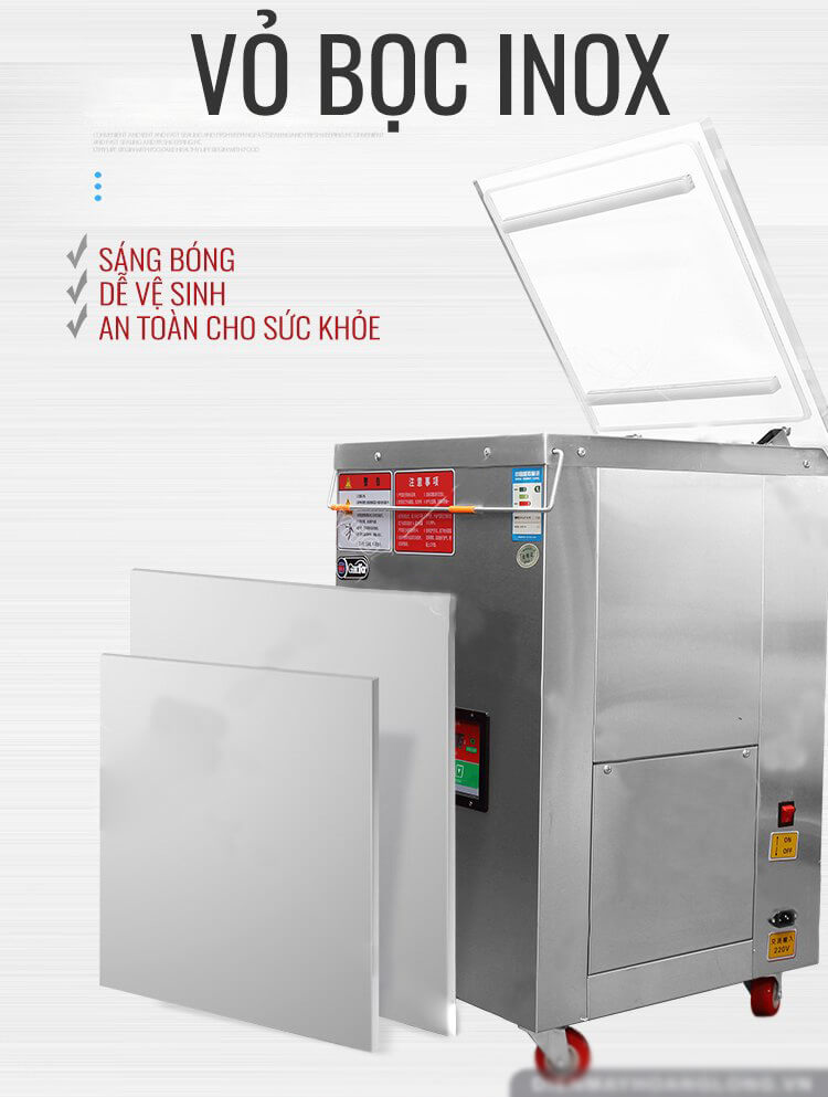 Máy được thiết kế với chất liệu tốt và bền