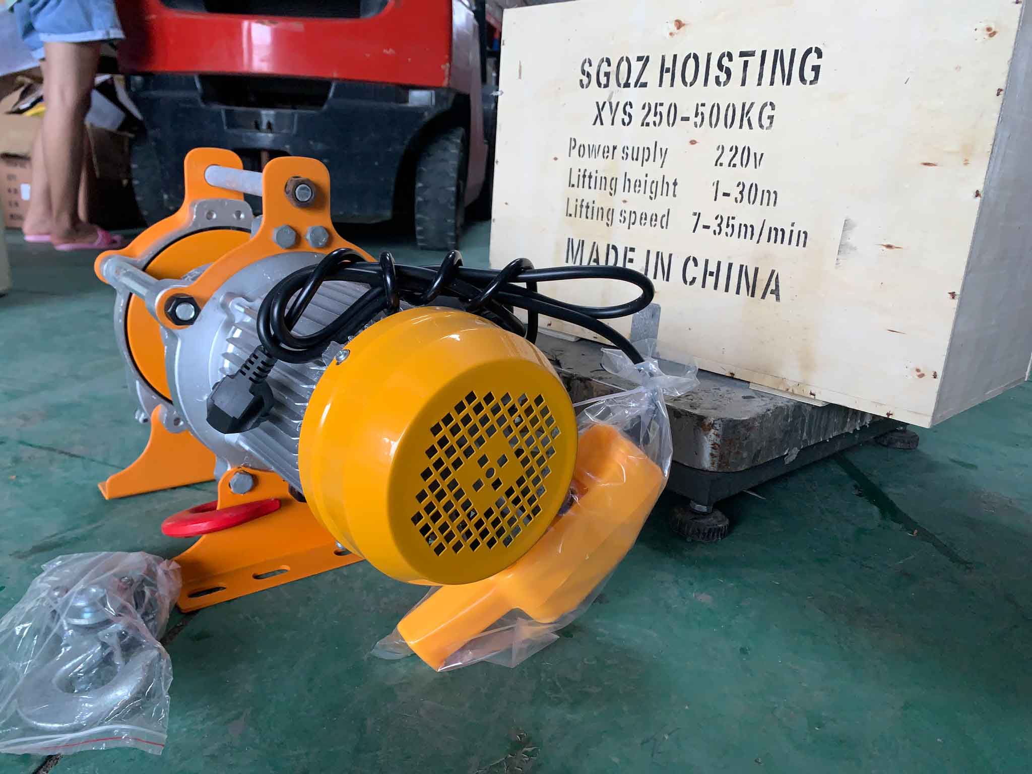 Tời điện tốc độ nâng hạ nhanh