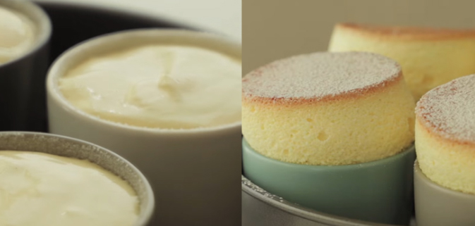 Trộn hỗn hợp và cho vào khuôn