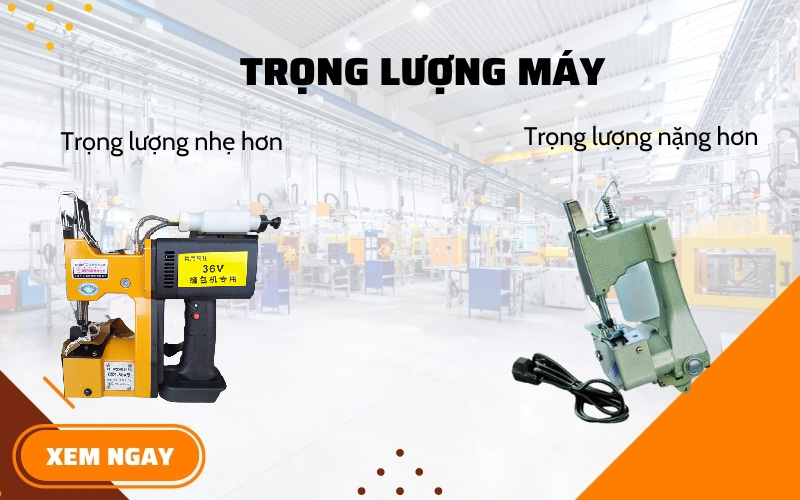 Trọng lượng 2 máy
