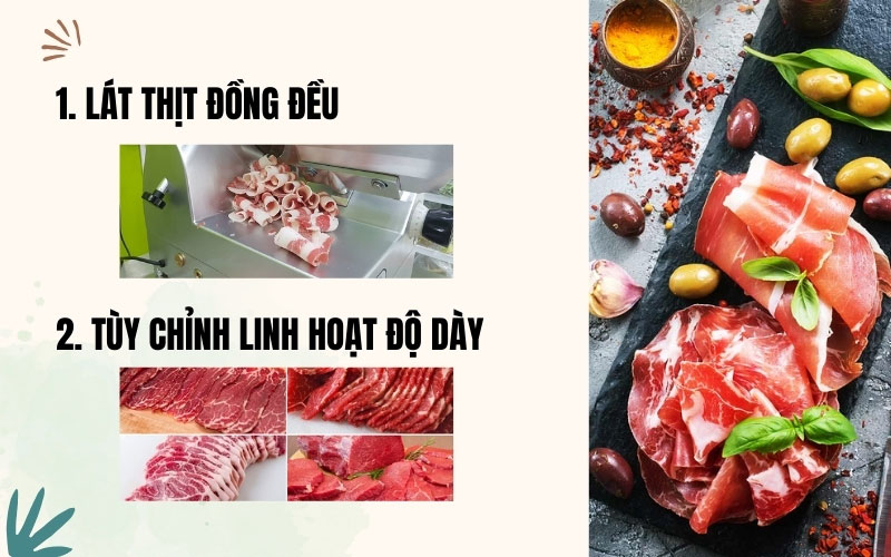 Tùy chỉnh độ thái linh hoạt