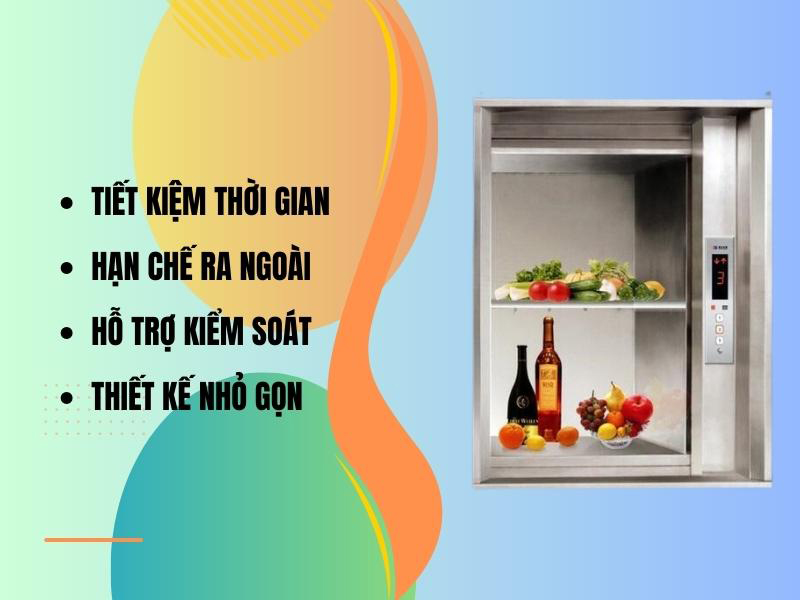 Ưu điểm của máy tời điện thức ăn