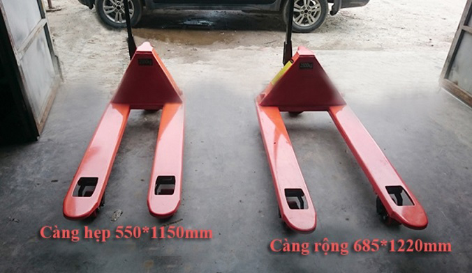 Kích thước càng xe nâng