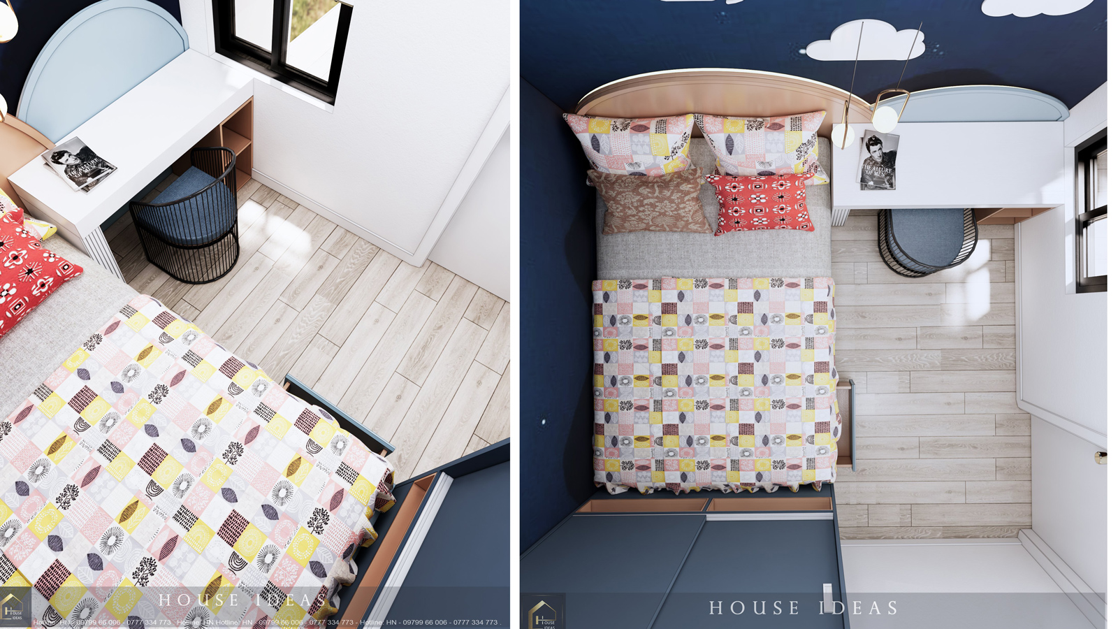 thiết kế phòng ngủ nhỏ