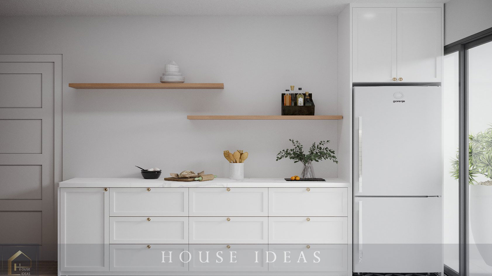 Thiết kế nội thất tủ bếp chung cư Tứ Hiệp Plaza