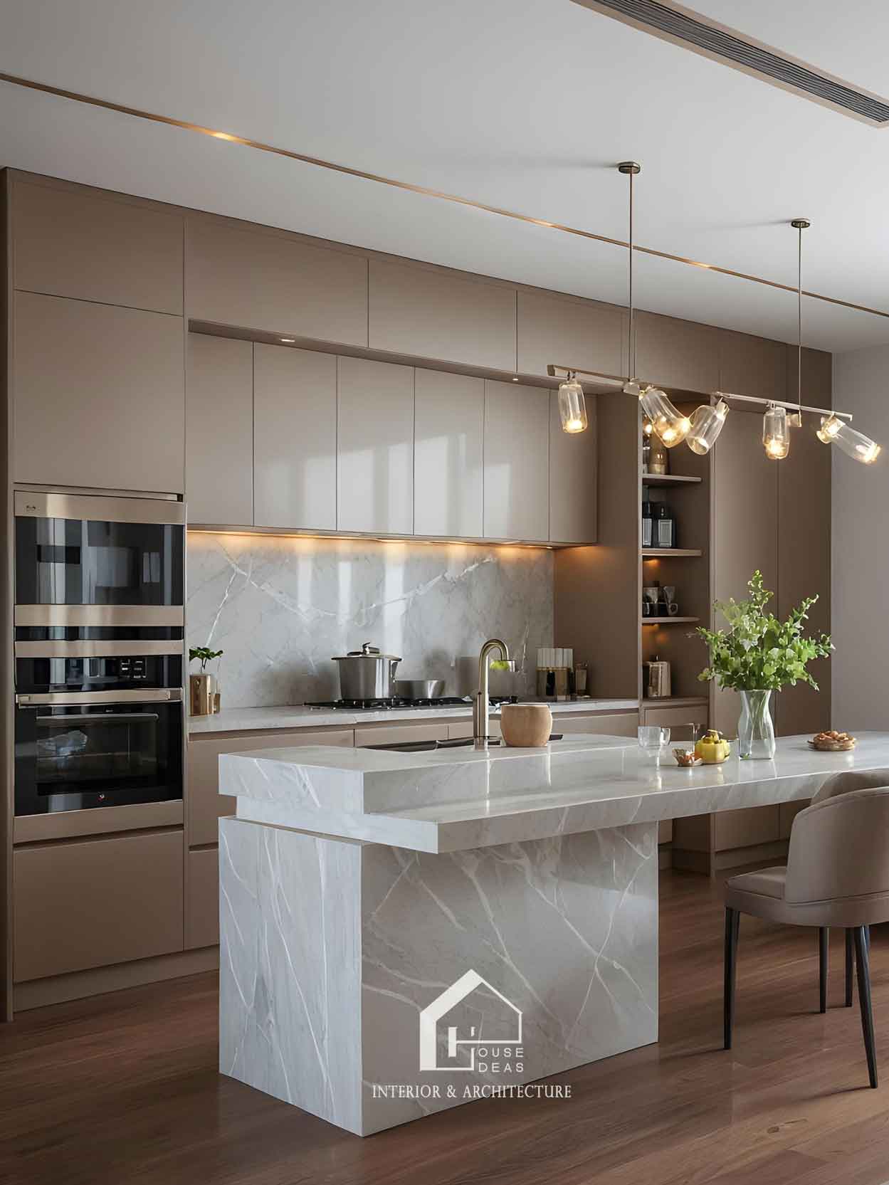 tủ bếp hiện đại sang trọng