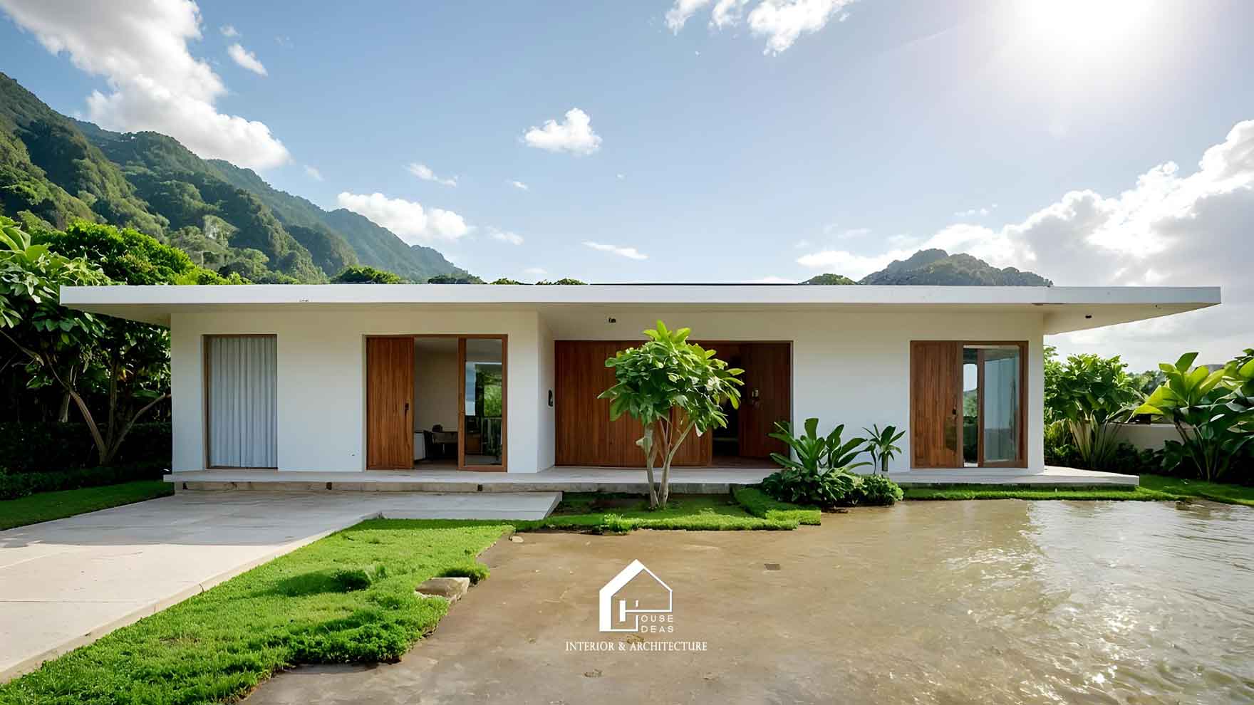 thiết kế nhà vườn