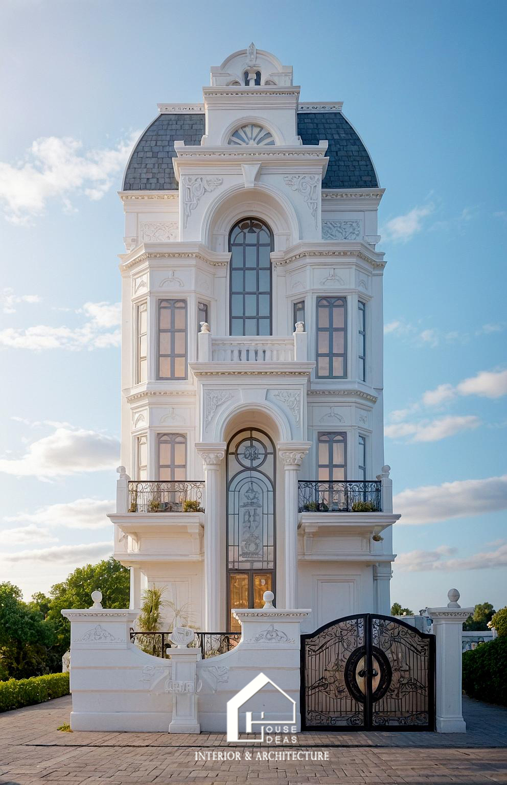 Biệt thự phong cách tân cổ điển sang trọng