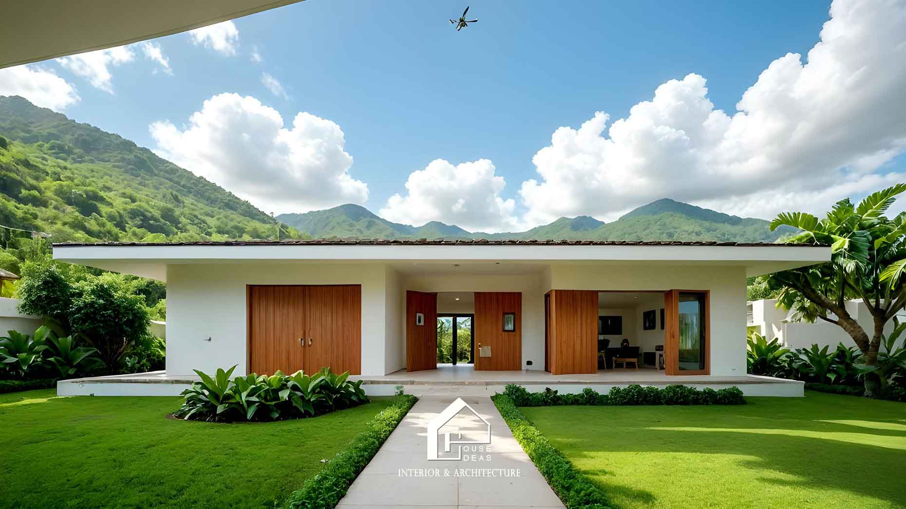 nhà vườn hiện đại