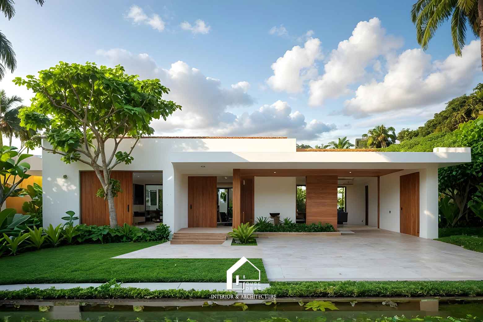 nhà vườn hiện đại