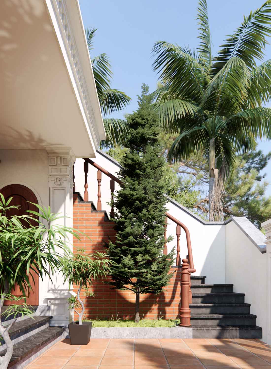 nhà thờ 2 tầng đẹp