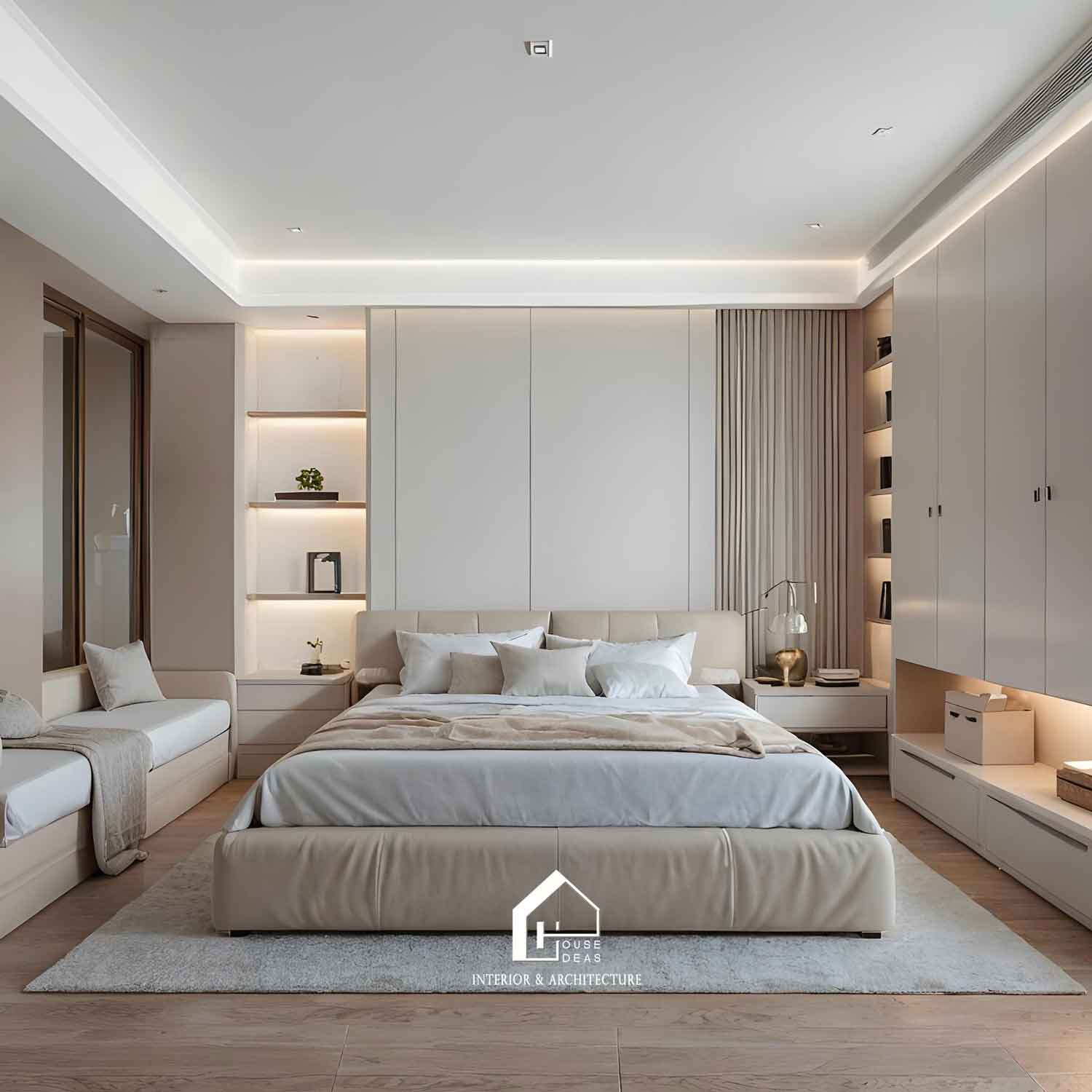 Nội Thất Phòng Ngủ Hiện Đại Sang Trọng