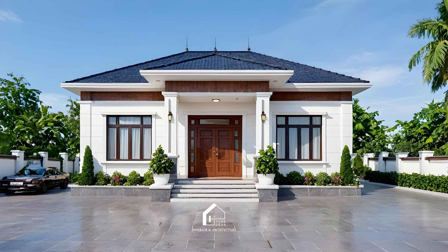 nhà cấp 4 mái Thái