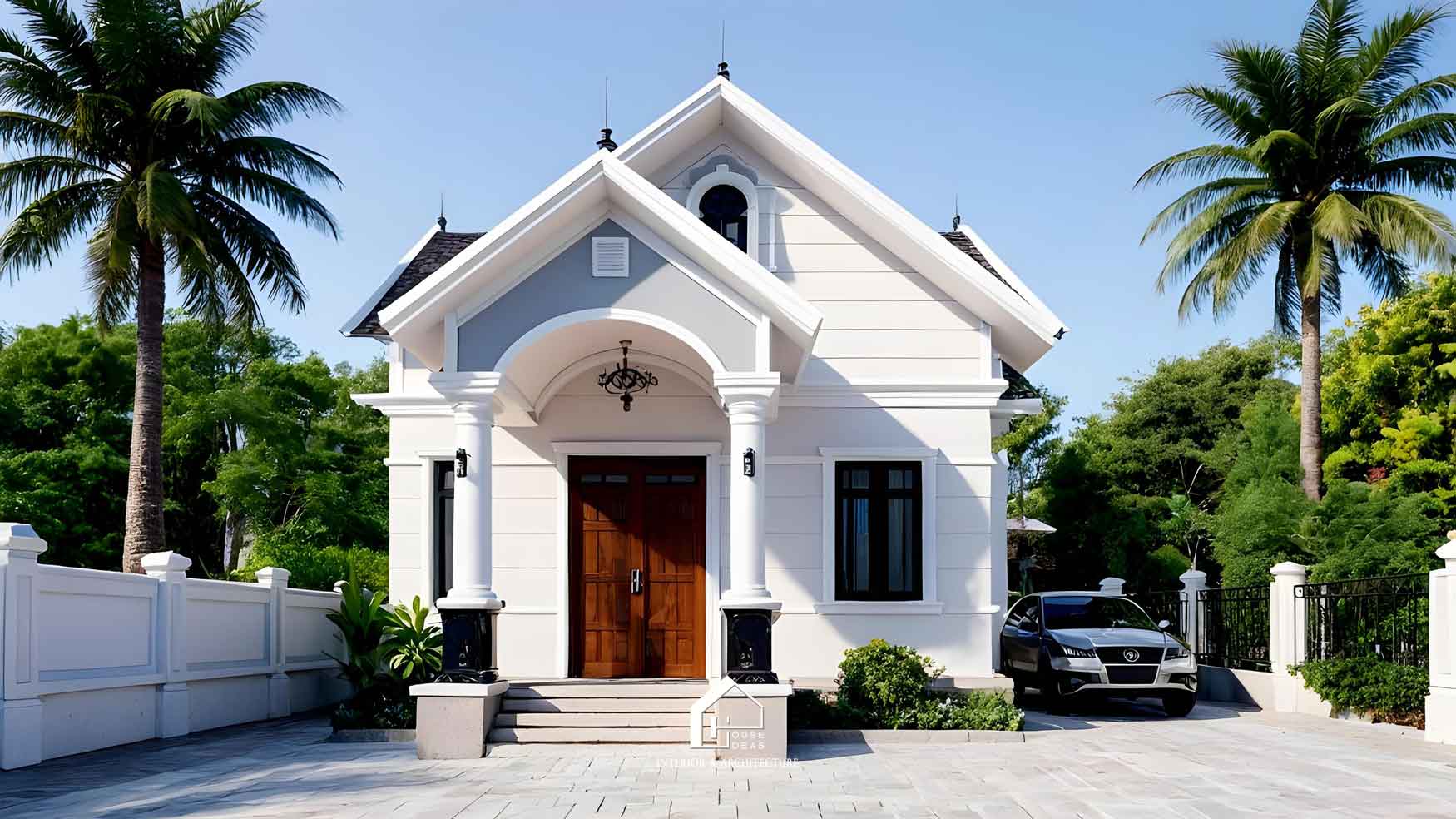 nhà vườn cấp 4 mái Thái